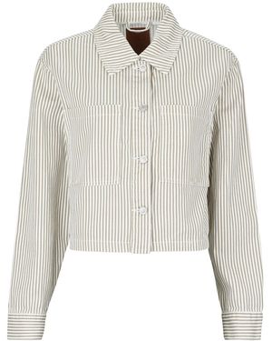 ONLY Jeansjacken Onlnaomi Stripe - Grau