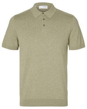 SELECTED Polo 177317VTPE25 - Vert