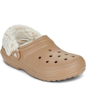 Crocs™ Klompen Classic Fleece Lined Clog - Naturel