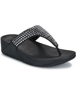 Fitflop Zehentrenner Lulu Maxi Crystal - Schwarz
