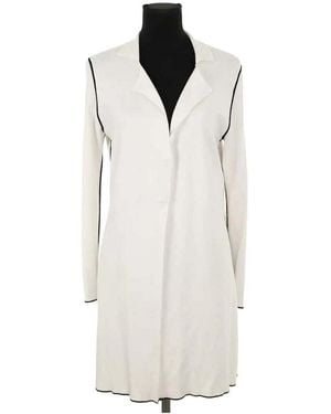 Marella Gilet Cardigan long blanc