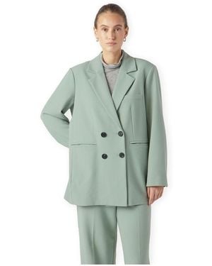 Y.A.S Costumes YAS Noos Likka Oversized Blazer - Iceberg Green - Vert