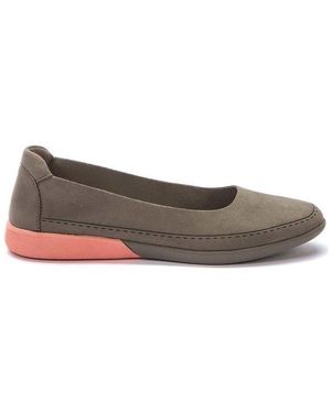 Grunberg Ballerines green casual closed shoes - Gris