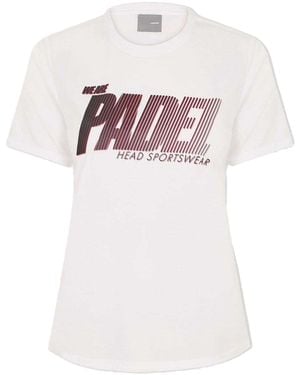 Head T-shirt Padel - Blanc