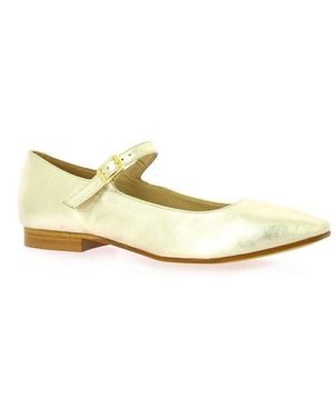Reqins Ballerines Babies cuir laminé - Métallisé
