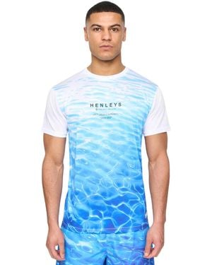 Henleys T-shirt Henpool - Bleu
