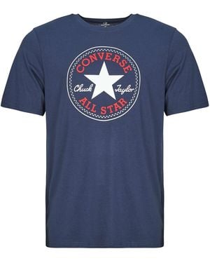Converse T-Shirt Chuck Patch Tee - Blu