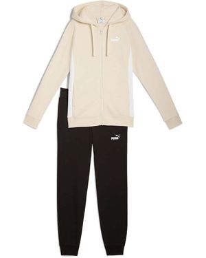 PUMA Trainingspak Full-Zip Hooded Sweat Suit Fl - Zwart