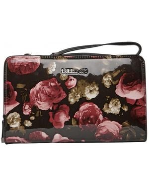 Lollipops Sac Sac Besace Verfleurs Mono Clutch Black - Rouge