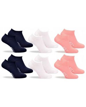 Roxy Chaussettes Lot Chaussettes Courtes Sneaker– Pack De 6 Paires 3262X6 - Rose