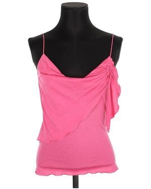 Diane von Furstenberg Blouses Top sans manche en soie rose