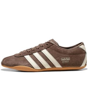 adidas Baskets basses Tokyo W Earth Strata Off White Gum - Marron