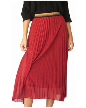 Giulia Notte Jupes midi 66585 - Rouge