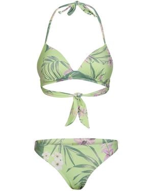 Roxy Bikini Into The Sun Mold Tri Mod Set - Grün