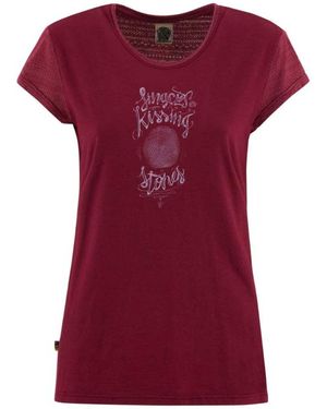 E9 T-shirt Kiss 24 - Rouge
