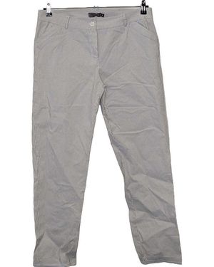 Actuelle Pantalon Pantalon droit Taille 44 / XXL Blanc - Gris