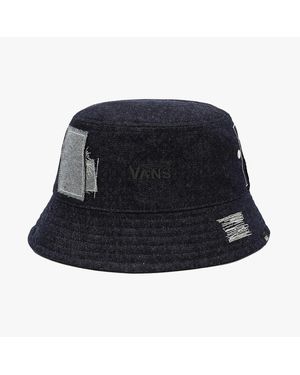 Vans Casquette ENDED CHECK DENIM BUC - Bleu
