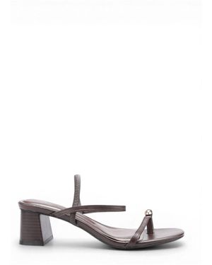 La Modeuse Sandalen Met Hakken 78058_P185383 - Wit