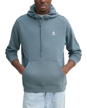 Converse Sweat-shirt Go-To Embroidered Star Chevron - Bleu