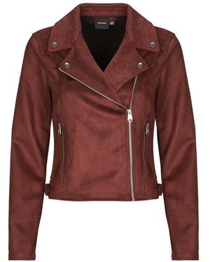 Vero Moda Leren Jas Vmjose Short Jacket - Rood