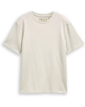 Tom Tailor T-shirt Tee-Shirt BASIQUE Greyish white - Blanc