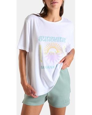 Banana Moon T-shirt ALOHAS SALTEE - Blanc