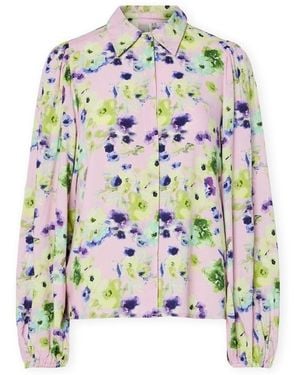 Y.A.S Chemise YAS Noos Asina Shirt - Pale Lilac/Wilma - Vert