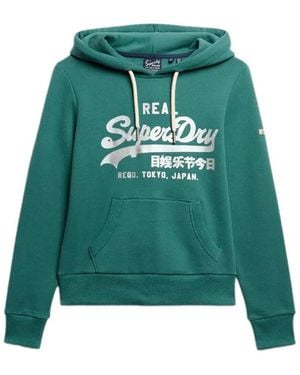 Superdry Sweat-shirt Athletic - Vert