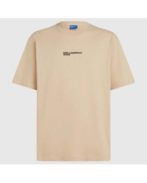 KARL LAGERFELD T-shirt REG BACK FRAME TEE - Neutre