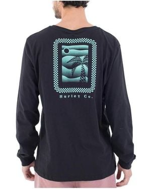 Hurley T-shirt Evd Checker - Bleu