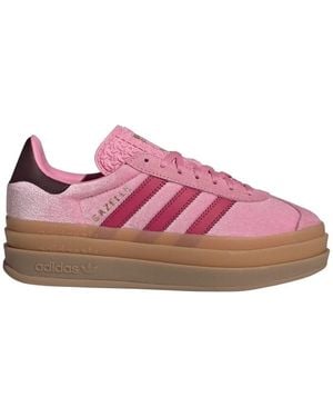 adidas Baskets basses Gazelle Bold J JR5964 - Rose