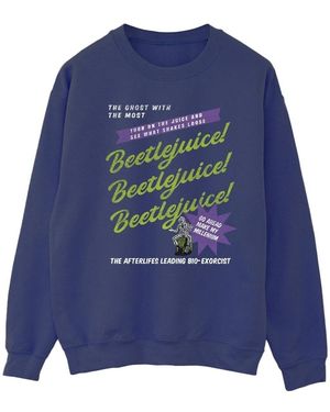 Beetlejuice Sweatshirts Make My Millenium - Bleu