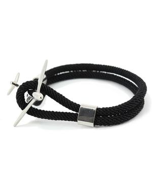 Clj Charles Le Jeune Bracelets Bracelet avion Jet - Noir