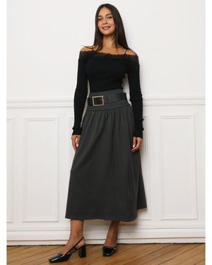 La Modeuse Jupes Jupes Pour Femme - Noir