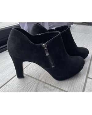 Clarks Boots Bottine Daim - Bleu