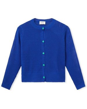 Compañía Fantástica Manteau COMPAÑIA FANTÁSTICA Cardigan 10233 - Blue - Bleu