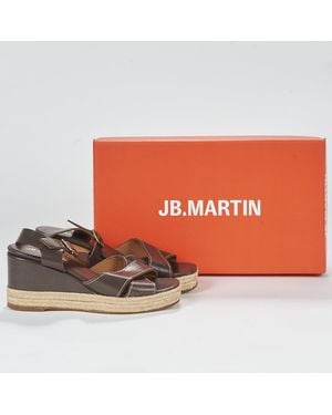 Jb Martin Keilabsatzsandalen Corfou - Orange