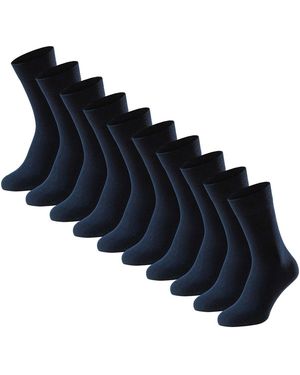 Schiesser Chaussettes Chaussettes Paquet de 10 Bluebird 10P - Bleu