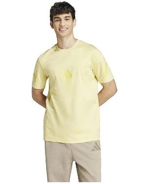 adidas T-Shirt Korte Mouw T-Shirt Z.N.E. Tee Jaune - Metallic
