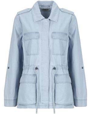 ONLY Blazer Onlkenya L/S Utility Dnm - Blauw