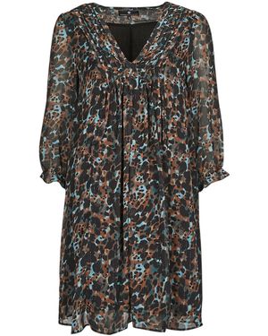 Freeman T.porter Korte Jurk Juna Leoblue - Zwart