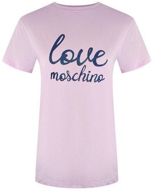 Love Moschino T-Shirt Sy4307 - Rose