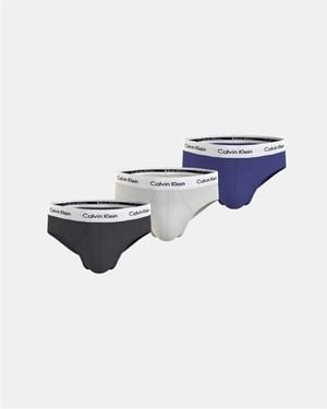 Calvin Klein Caleçons 0000U2661GH4U HIP BRIEF 3PK - Blanc