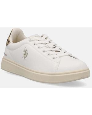 U.S. POLO ASSN. Baskets Basses Sneakers - Blanc