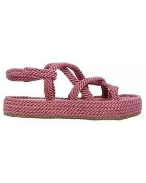 Semerdjian Sandales Plates Chaussures Corda - Rose