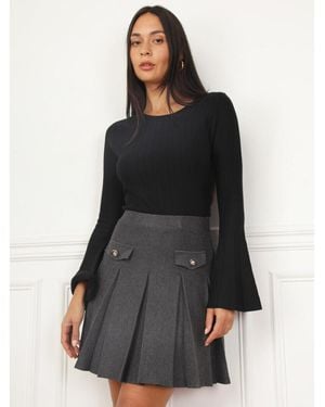 La Modeuse Jupes Jupes Pour Femme - Noir