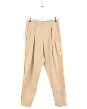 Mes Demoiselles Pantalon Pantalon droit en coton beige - Neutre