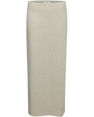 Ichi Rok Jupe Longue Femme Yose - Grijs