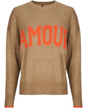 ONLY Maglione Onlnew Amour - Marrone