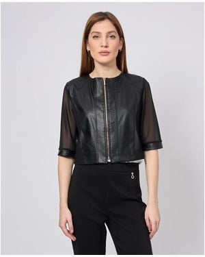 MDM MADEMOISELLE DU MONDE Veste Veste à manches courtes pour - Noir